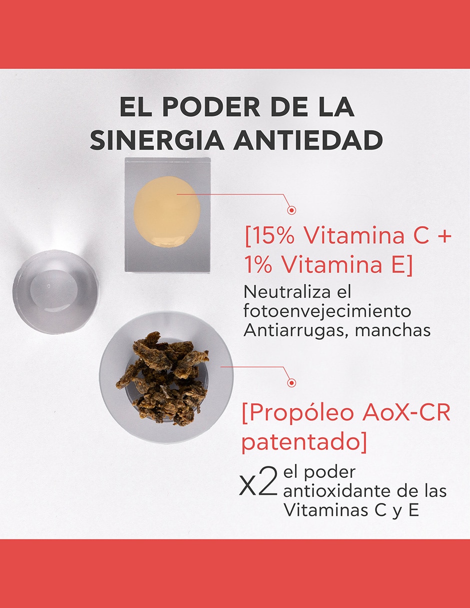 Sérum antioxidante facial Bee tech propolis correct de piel normal 5