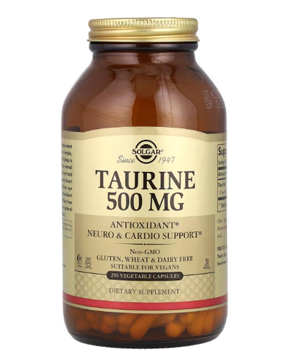 Taurina de 250 cápsulas Taurina de 250 cápsulas