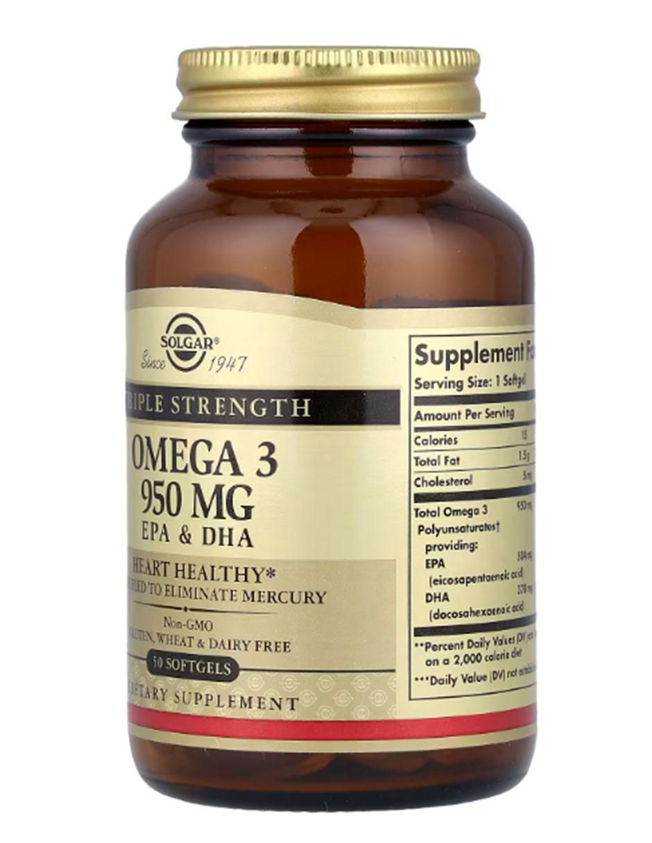 Omega-3, EPA y DHA de 50 cápsulas 2