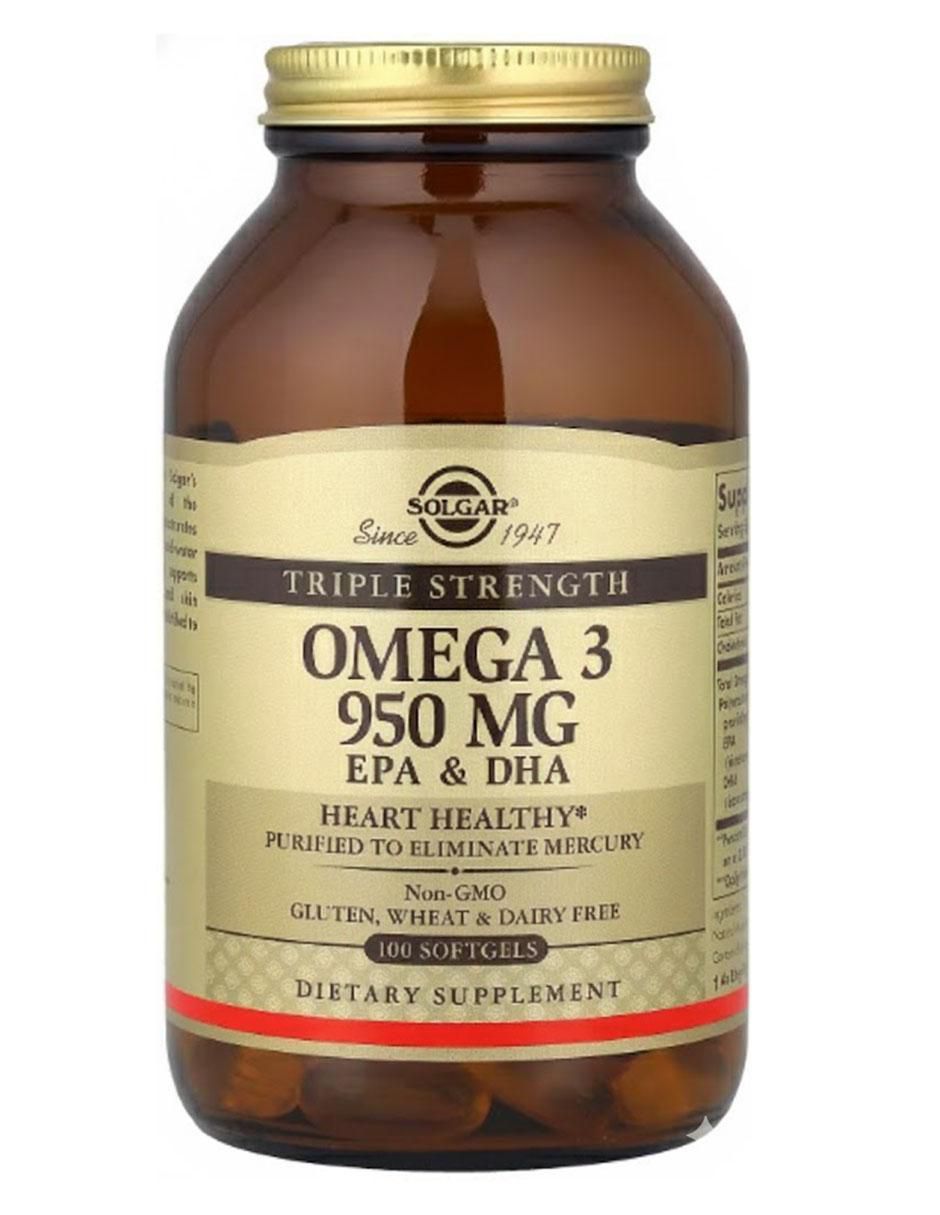 Omega 3, EPA y DHA de 100 cápsulas
