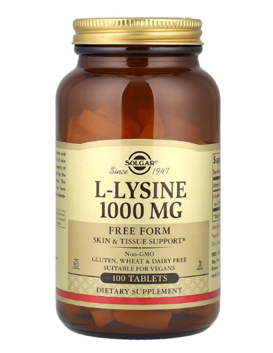 L-lisina de 100 tabletas