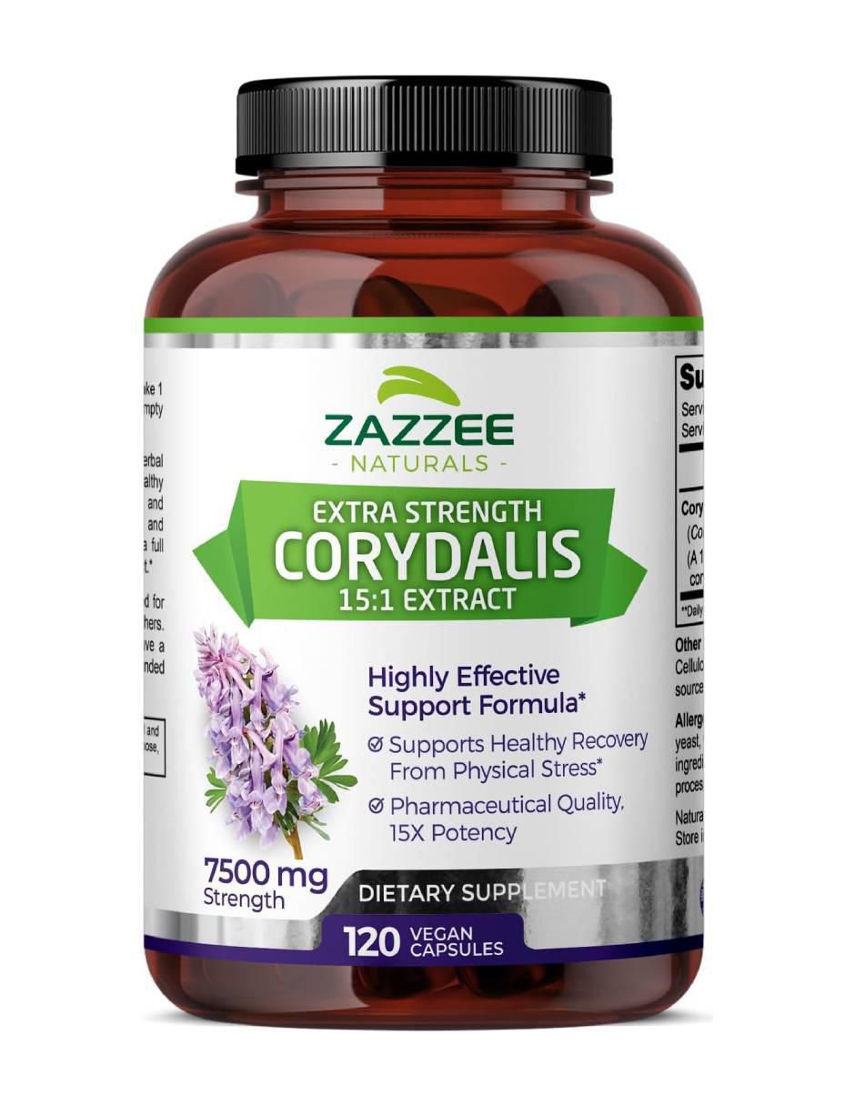 naturals corydalis 7500 mg suplemento apoyo articular y alivio del dolor natural Zazzee con extracto de corydalis de 120 cápsulas naturals corydalis 7500 mg suplemento apoyo articular y alivio del dolor natural Zazzee con extracto de corydalis de 120 cápsulas