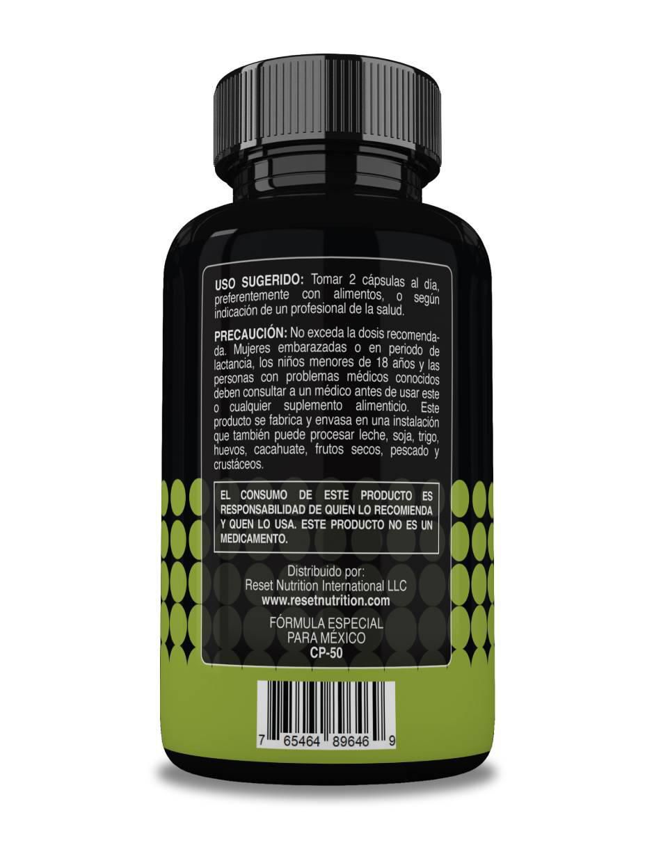 Suplemento para cálculos renales, salud urinaria y protección hepática con Chanca piedra de 120 Cápsulas 2