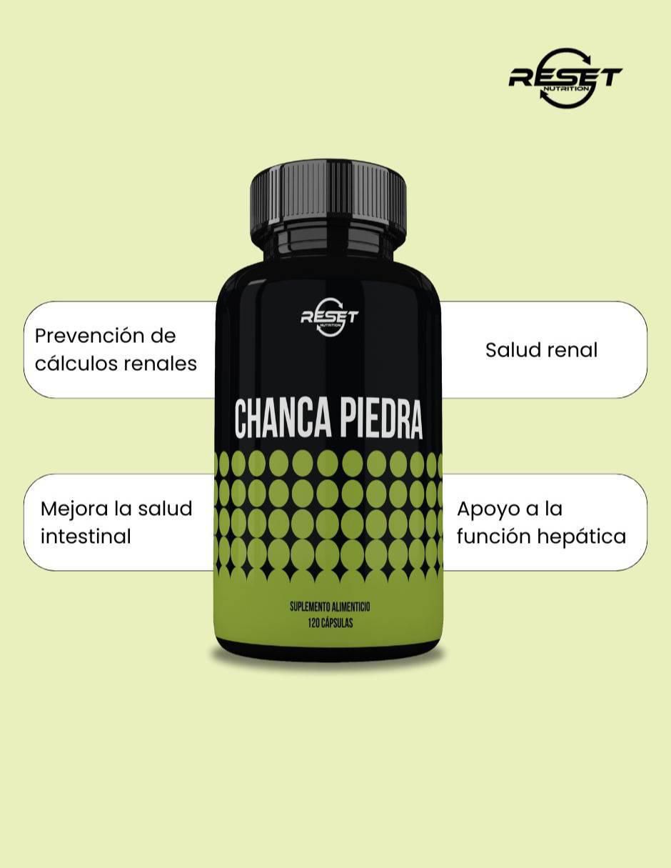 Suplemento para cálculos renales, salud urinaria y protección hepática con Chanca piedra de 120 Cápsulas 6