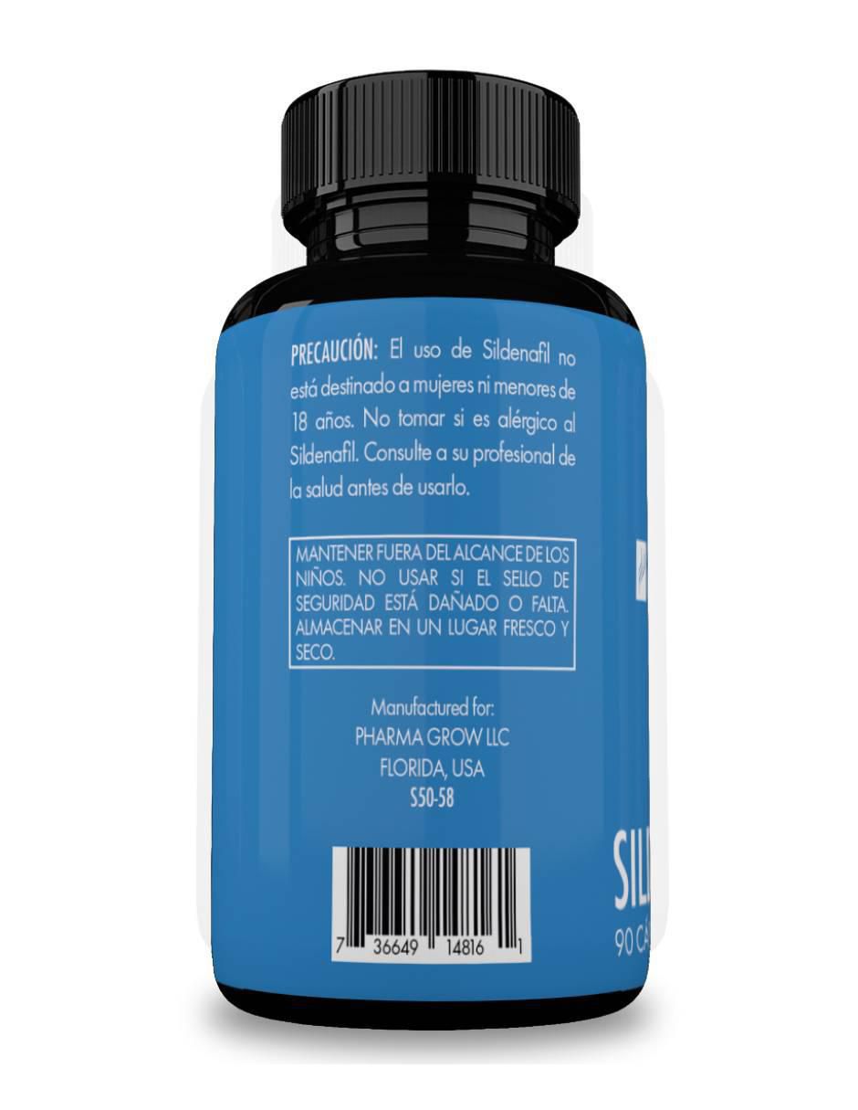 Apoyo circulatorio y desempeño masculino con Sildenafil de 90 cápsulas 2