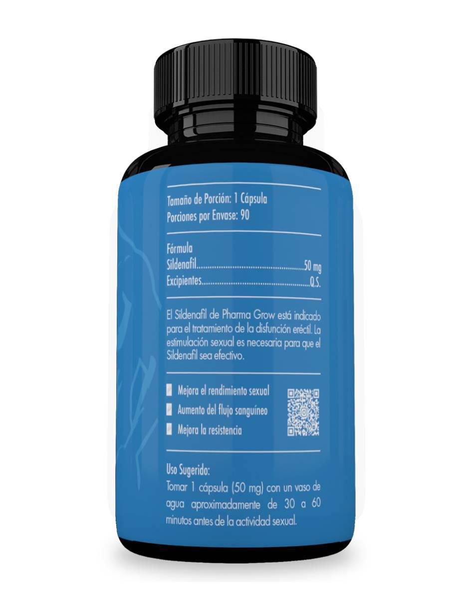 Apoyo circulatorio y desempeño masculino con Sildenafil de 90 cápsulas 3