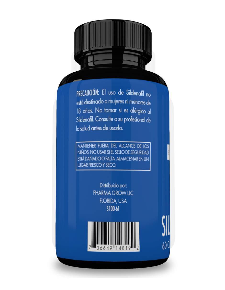 Apoyo circulatorio y desempeño masculino con Sildenafil de 60 cápsulas 2
