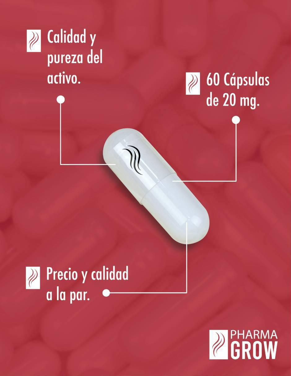 Apoyo circulatorio masculino efecto prolongado con Tadalafil de 60 cápsulas 4
