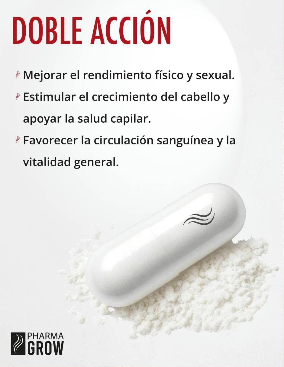 Hardgrow Tadalafil y Minoxidil 60 cápsulas para vitalidad y crecimiento capilar 4