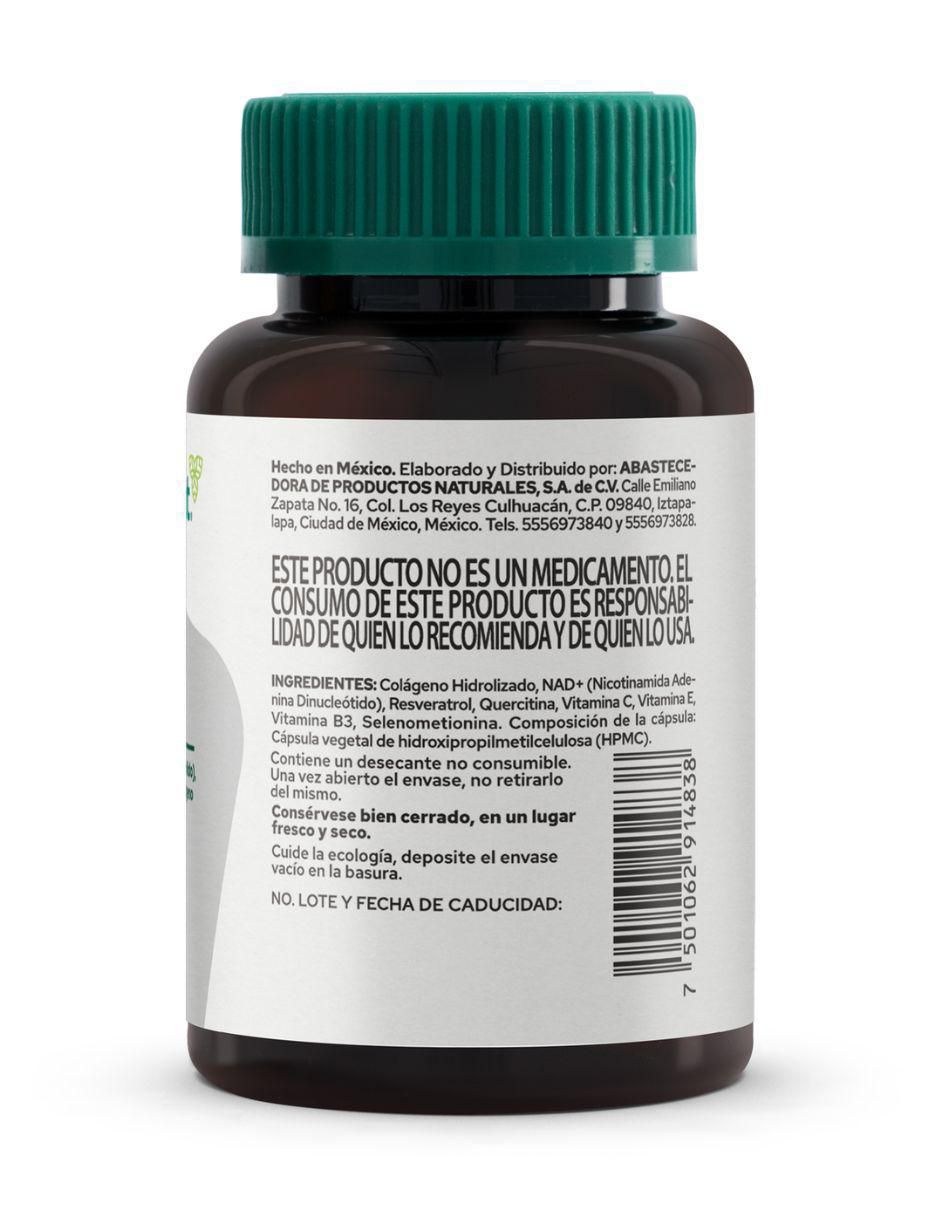 NAD+ con nad + resveratrol de 60 cápsulas 3
