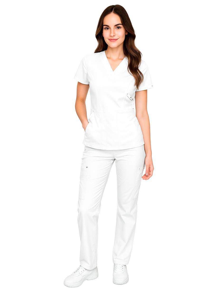 Pijama quirúrgica estilo relajado para mujer