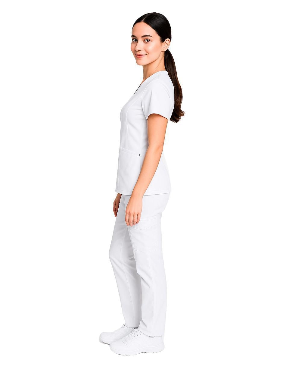 Pijama quirúrgica estilo relajado para mujer 2
