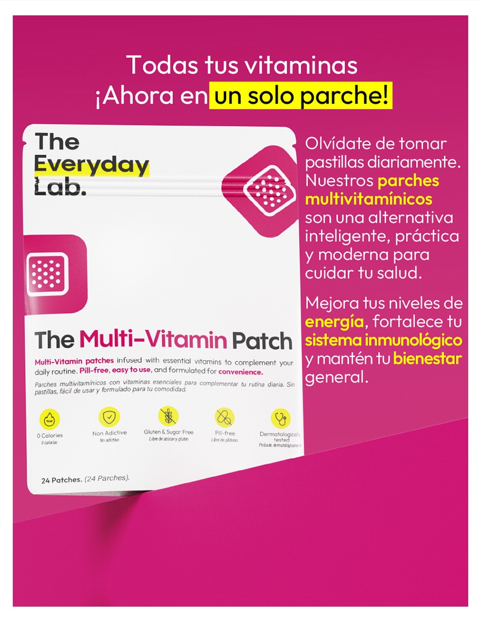 Parche mutivitamínico de 24 parches 3