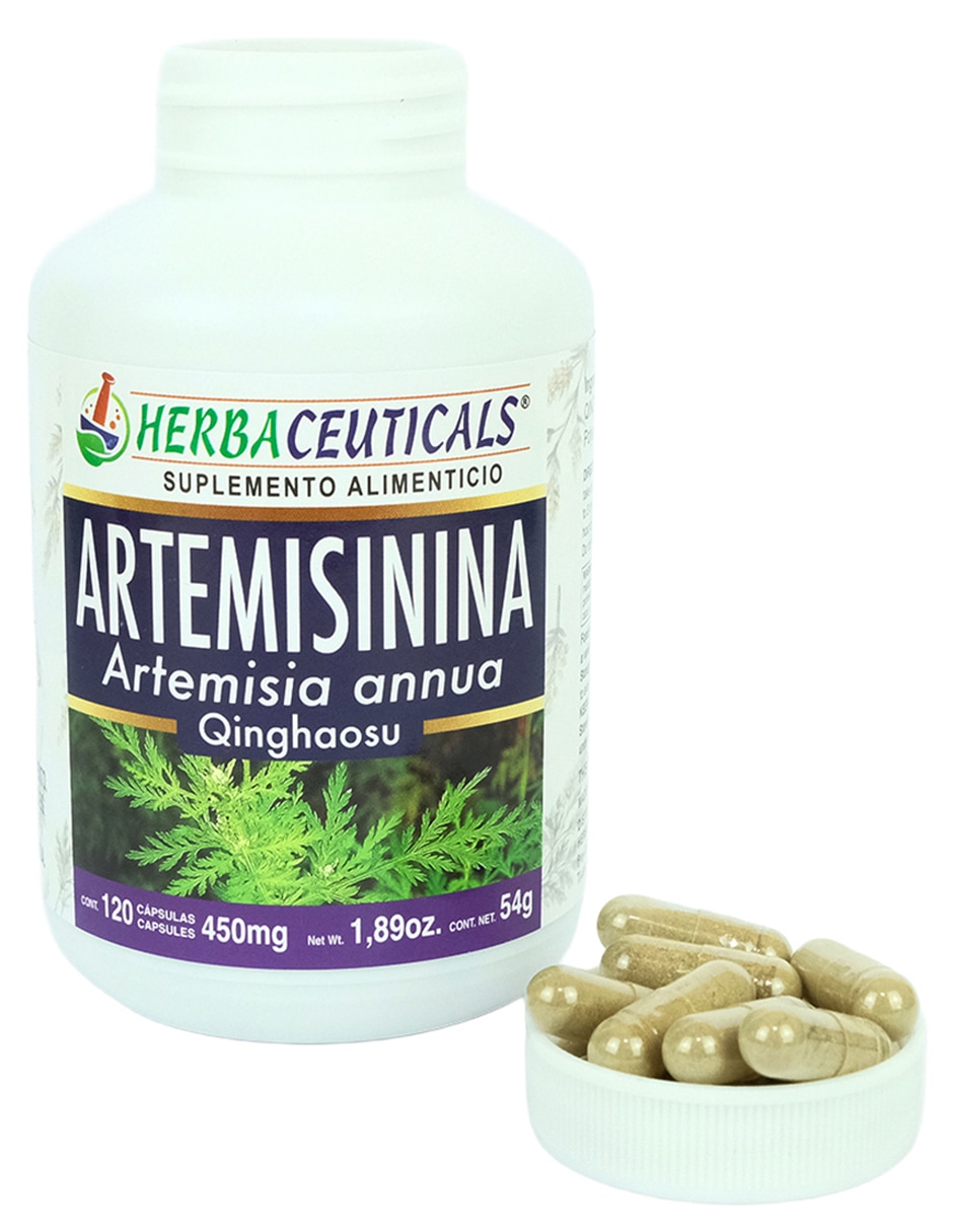 Suplemento alimenticio Artemisinina con quinghaosu (artemisia annua) de 120 cápsulas