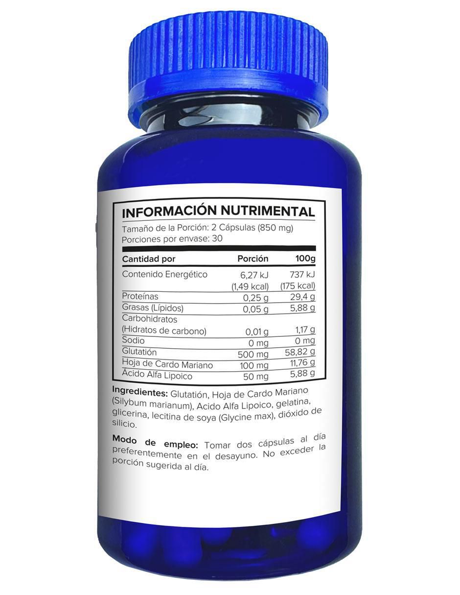 Glutation de 60 cápsulas 2