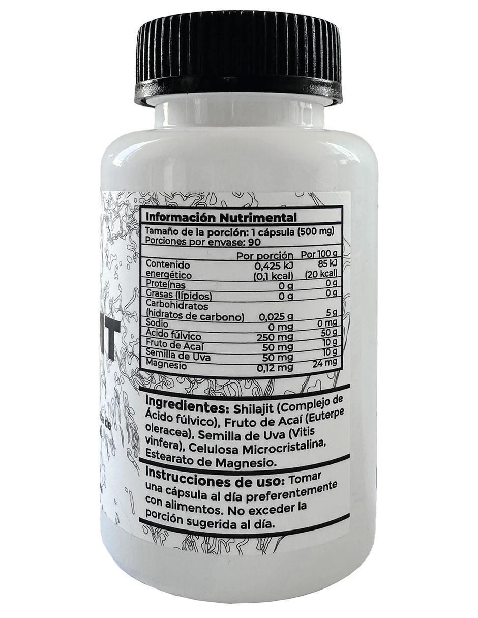 Shilajit con acaí de 90 cápsulas 2