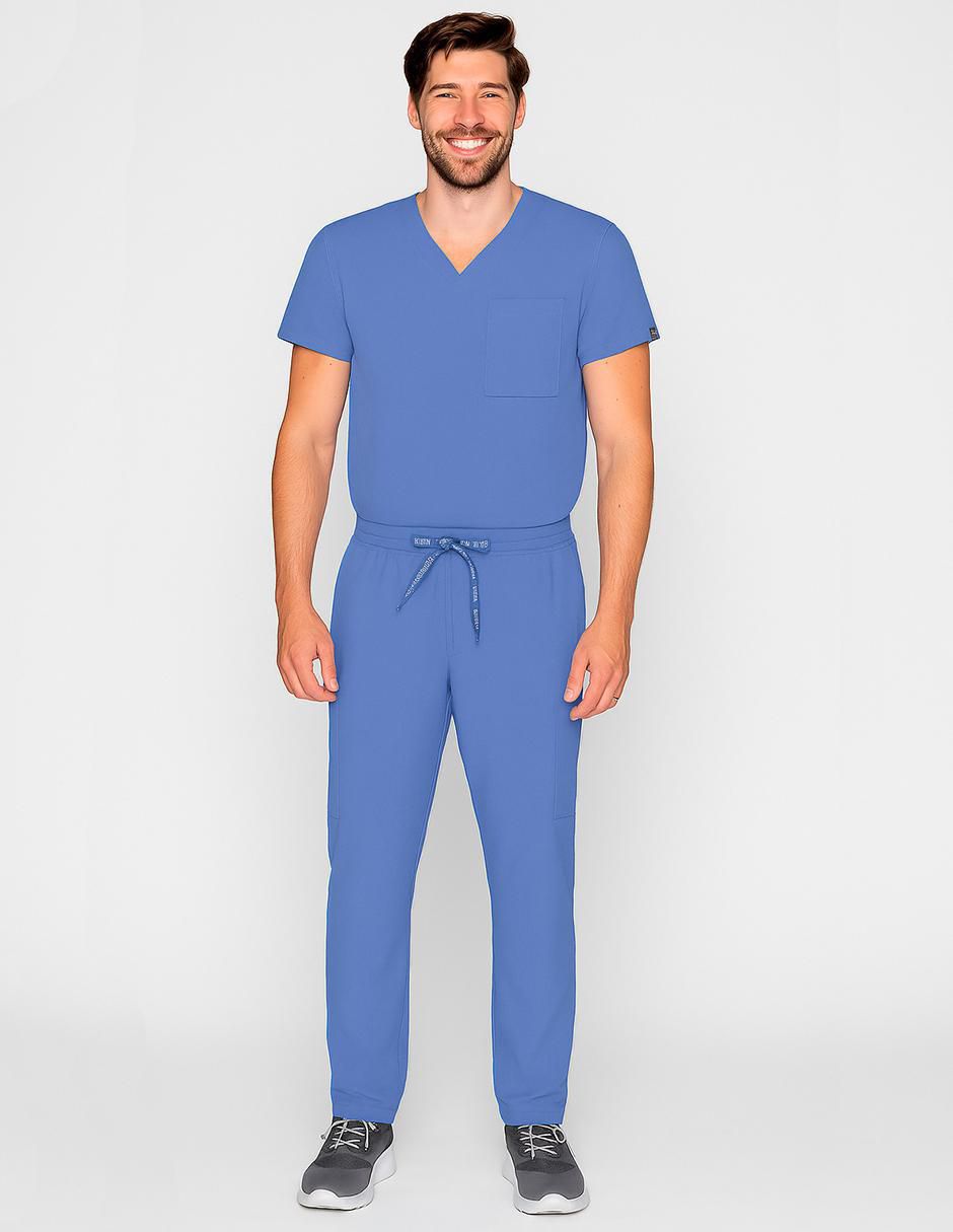 Pijama quirúrgica estilo regular para hombre Pijama quirúrgica estilo regular para hombre