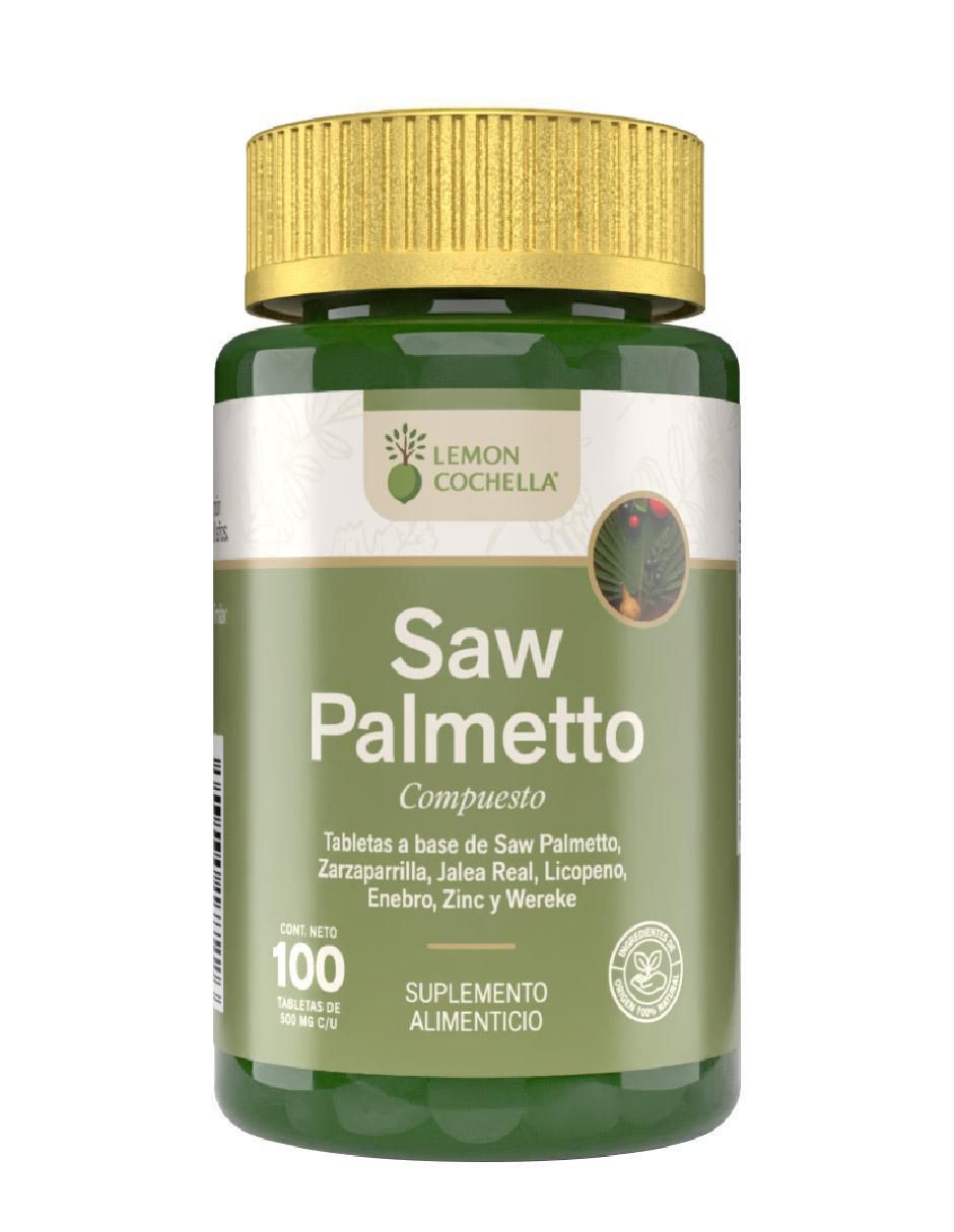 Saw palmetto con zarzaparilla, jalea real, licopeno, enebro, zinc y wereke de 100 tab