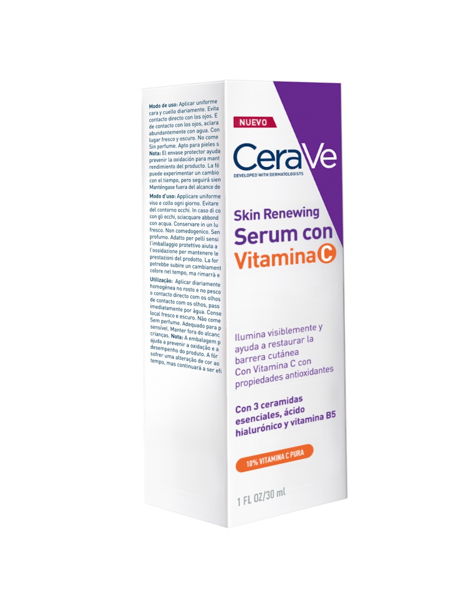 Sérum antioxidante facial vitamina C Skin Renewing todo tipo de piel 3