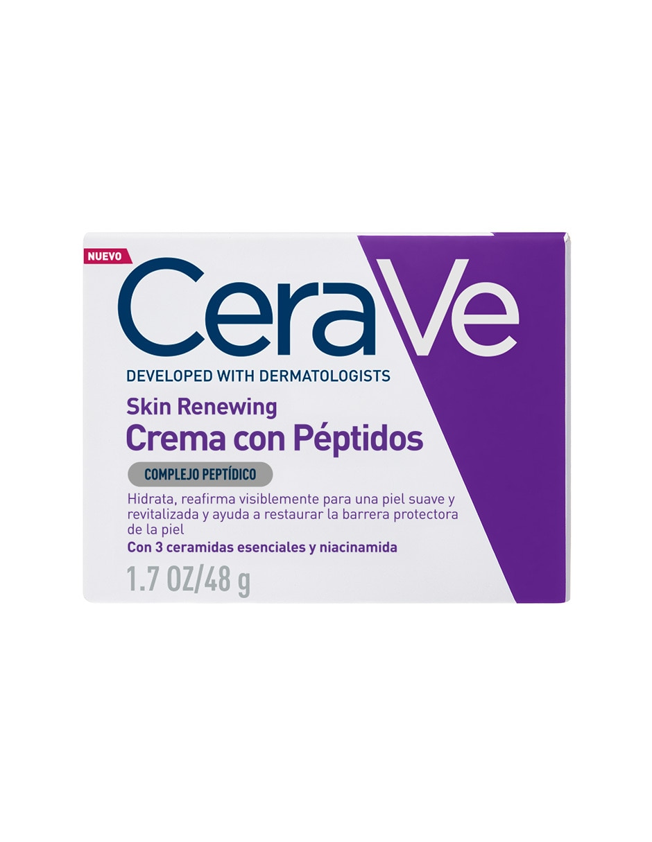 Crema facial recomendada para prevenir signos de la edad de noche Péptidos Skin Renewing todo tipo de piel 2