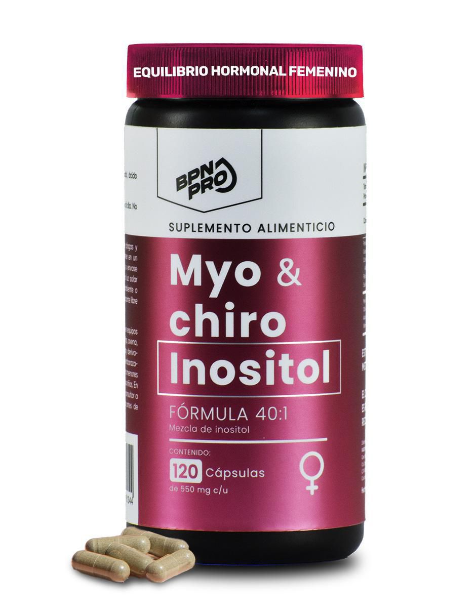Myo & Chiro Inositol con ácido fólico y vitamina D3 120 cápsulas