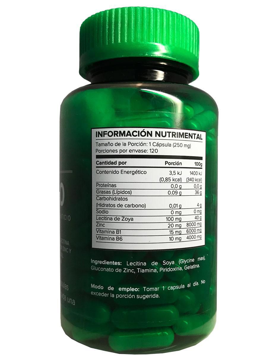 Zn20 con zinc de 120 cápsulas 2