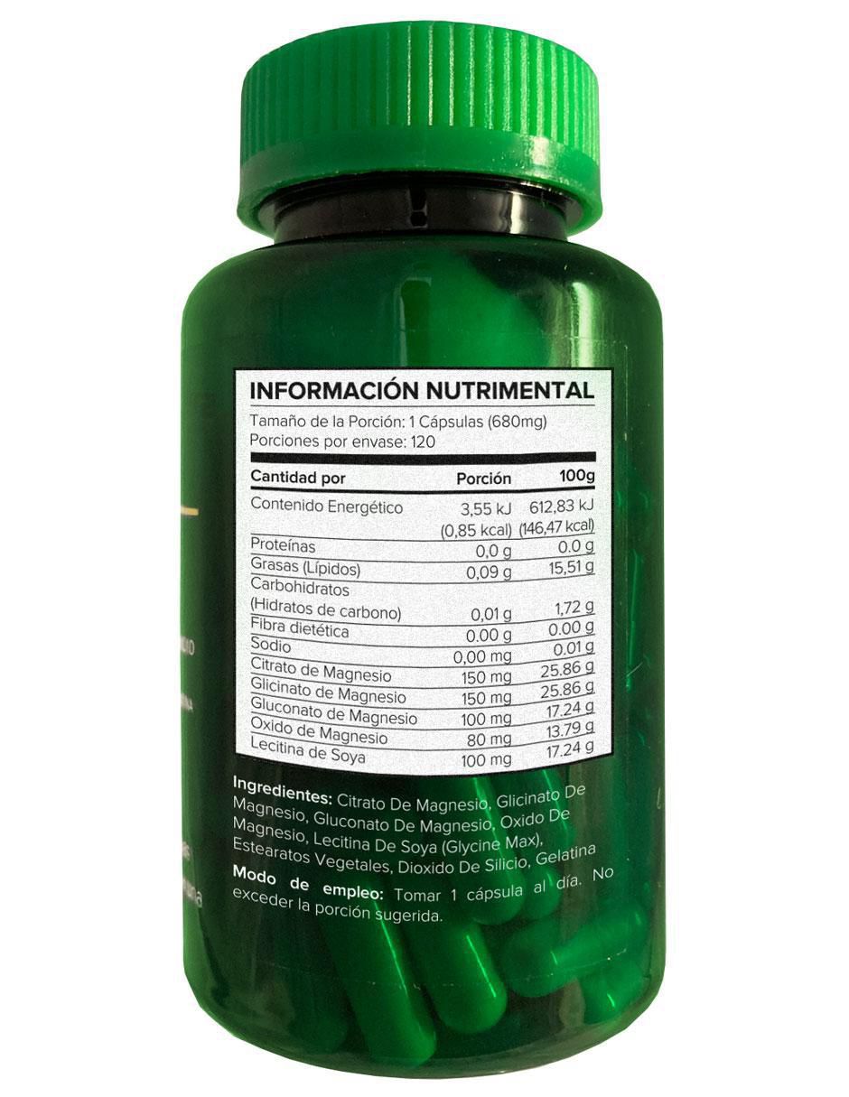 Magnesium Complex de 120 cápsulas 2