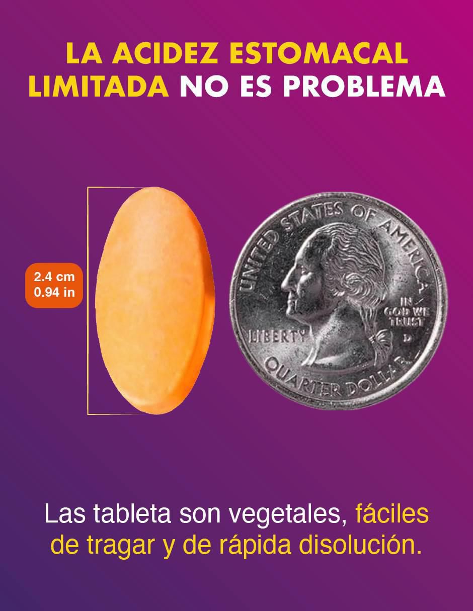 Bariátrico con hierro sabor cítrico de 30 tabletas 5