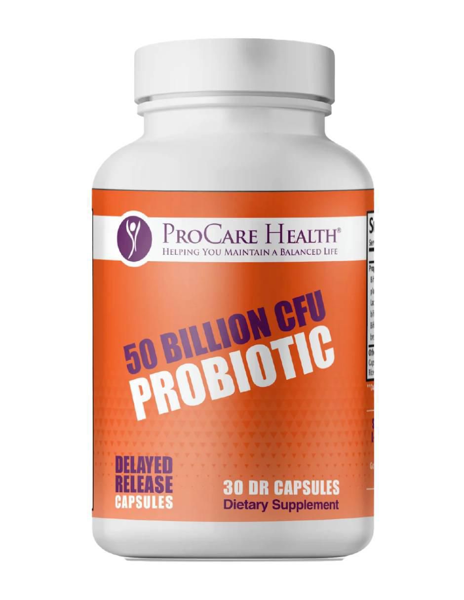 Probiótico 50 billion CFU 30 apoyo digestivo e inmunológico post bariátrico de 30 cápsulas