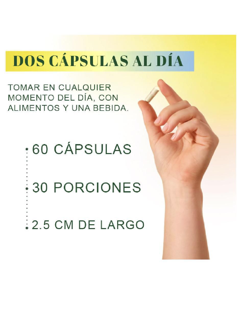 Glicinato Malato Citrato Magnesio de 60 cápsulas 3