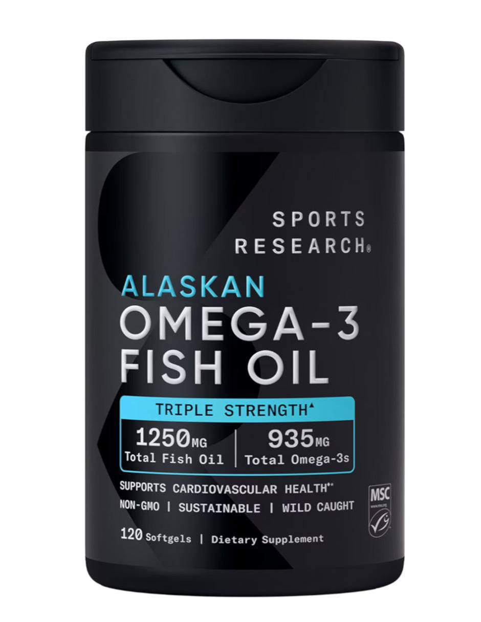 Aceite de pescado Alaskan con omega 3 sabor natural de 120 cápsulas Aceite de pescado Alaskan con omega 3 sabor natural de 120 cápsulas
