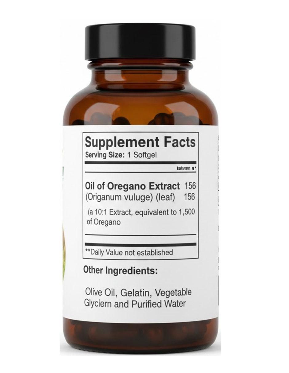 Aceite de orégano de 90 cápsulas 2