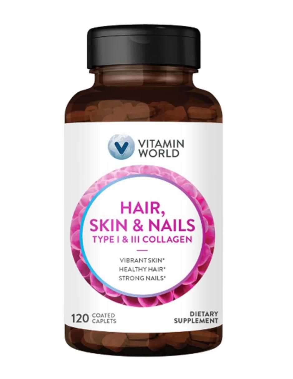 Fórmula para cabello, piel y uñas con vitaminas y minerales de 120 cápsulas Fórmula para cabello, piel y uñas con vitaminas y minerales de 120 cápsulas