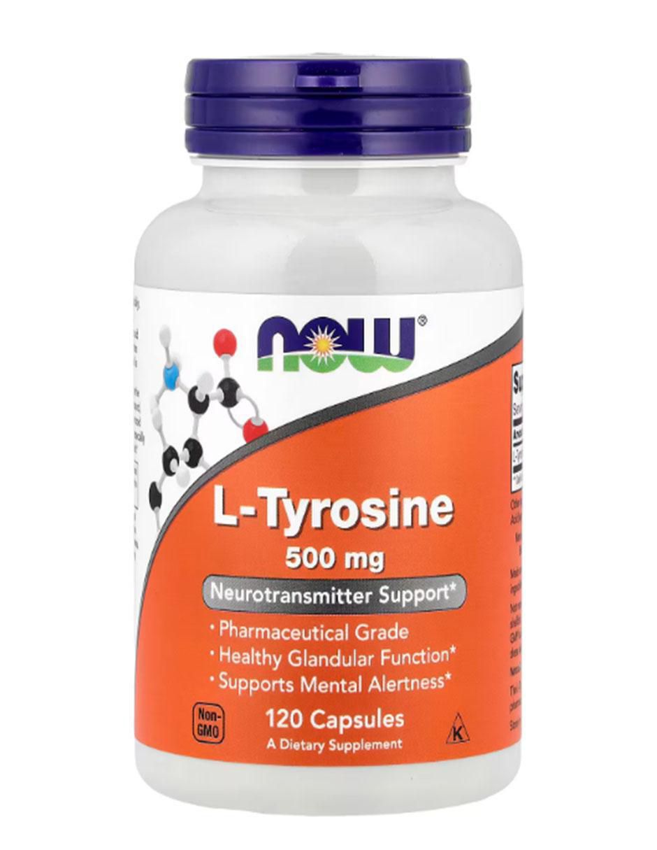 L-tirosina con tirosina de 120 cápsulas
