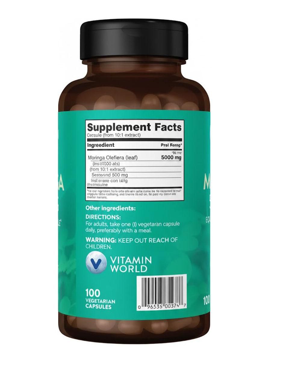 Moringa de 100 cápsulas 2