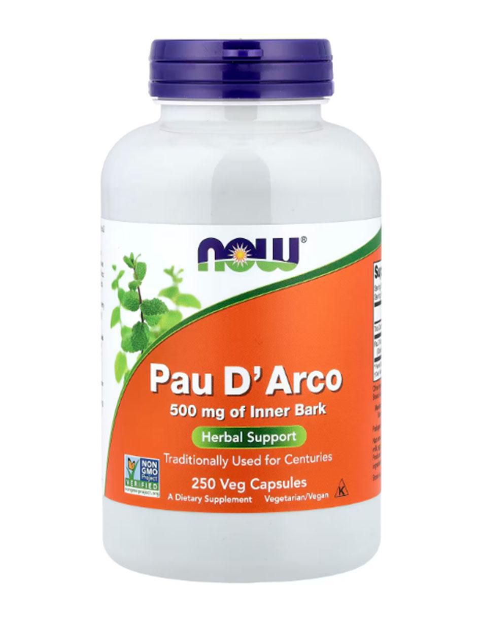 Suplemento alimenticio Pau D'Arco con vitaminas y minerales de 250 cápsulas Suplemento alimenticio Pau D'Arco con vitaminas y minerales de 250 cápsulas
