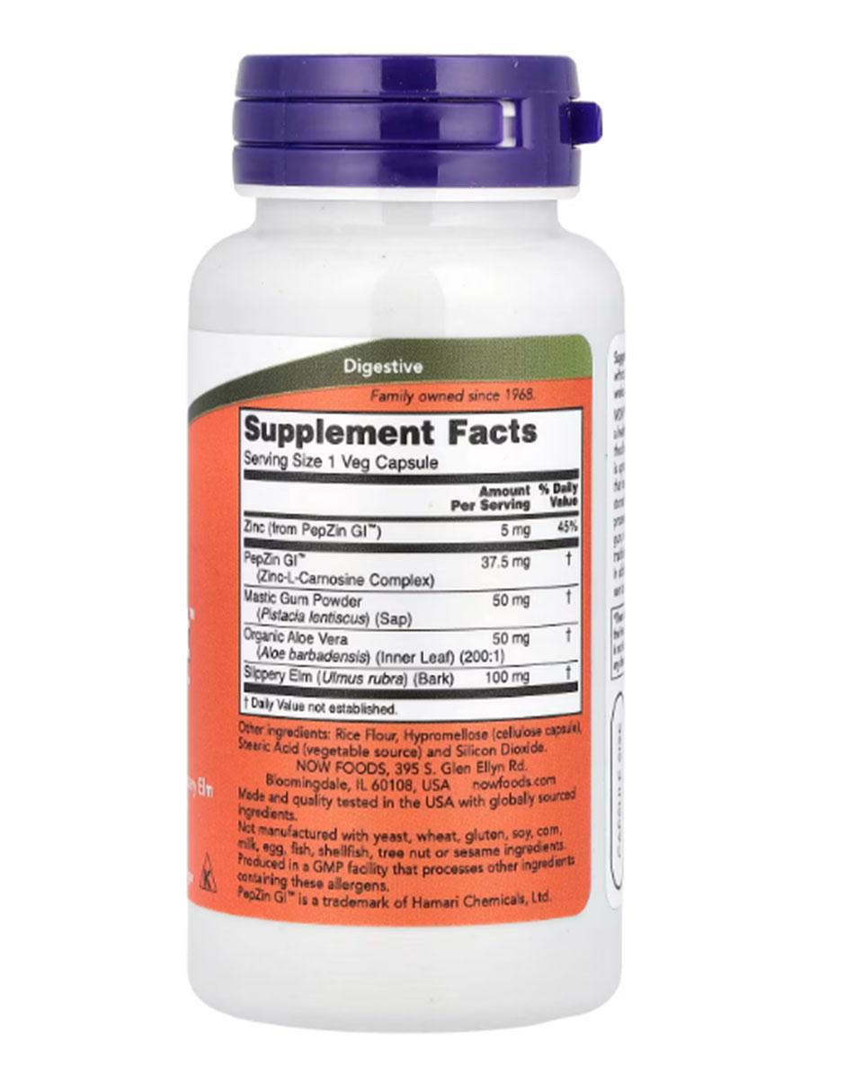 Suplemento alimenticio Gastro Comfort con PepZin GI con zinc de 60 cápsulas 2