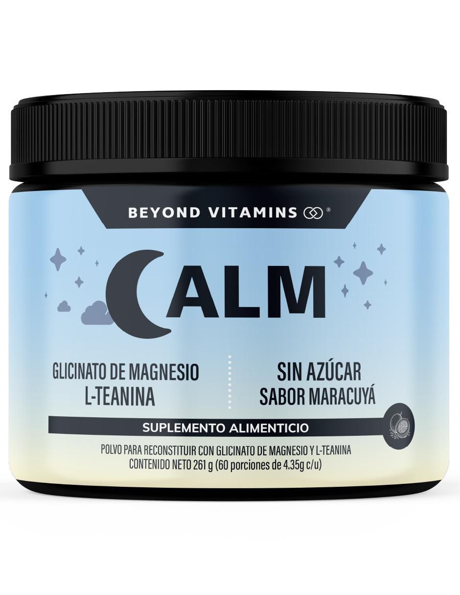 Alm Glicinato de Magnesio L-teanina sabor maracuyá de 261 g