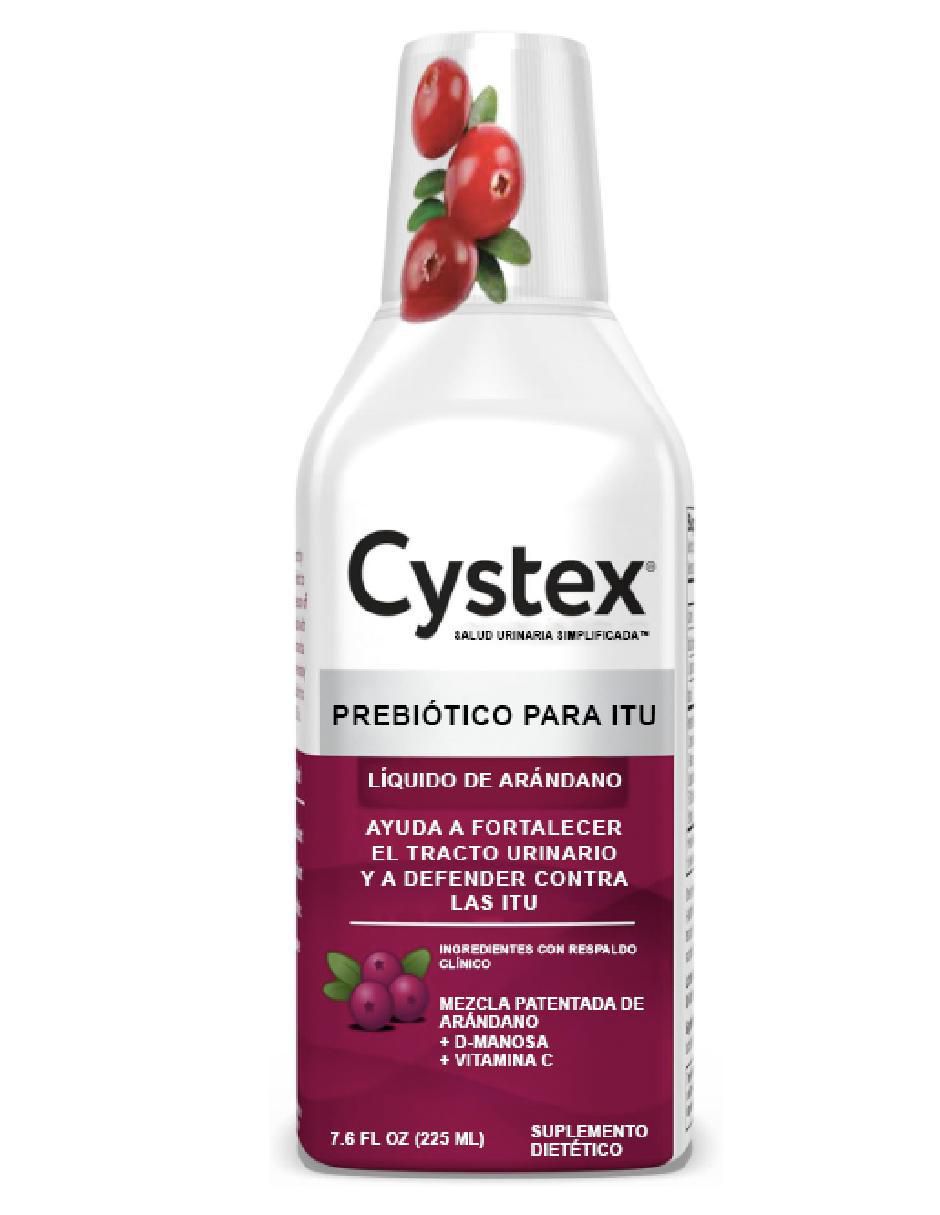 prebiótico D-mannosa arándano vitamina c infección tracto urinario 225ml Cystex de 225 ml 1