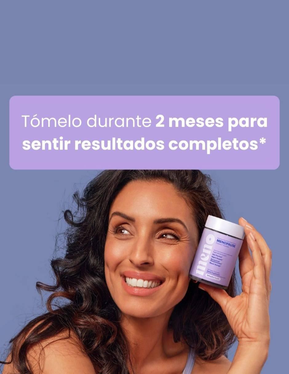 Meno gomitas para menopausia con cohosh negro sabor arándano de 60 gomitas 4