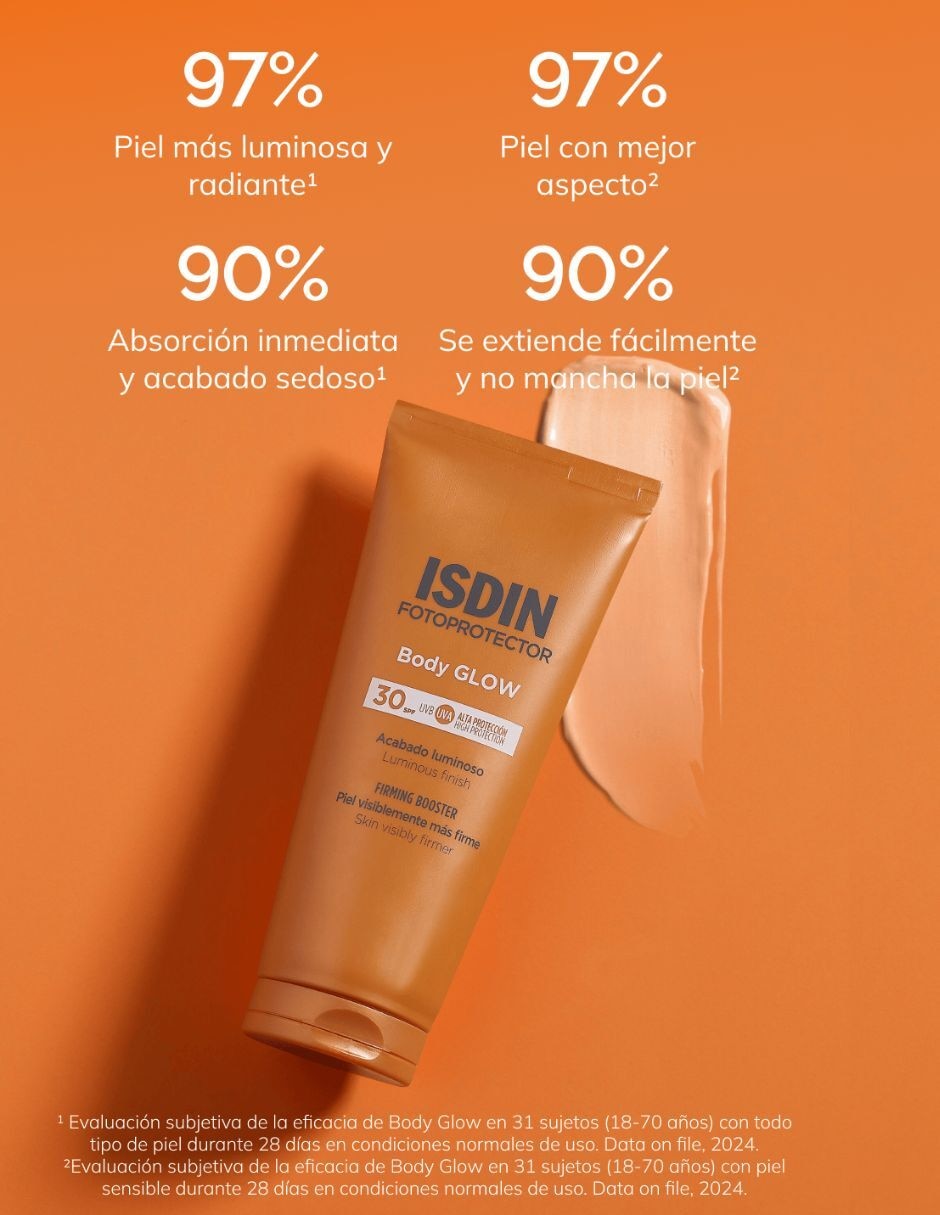 Protector solar FPS 30 Fotoprotector body glow 200 ml 2