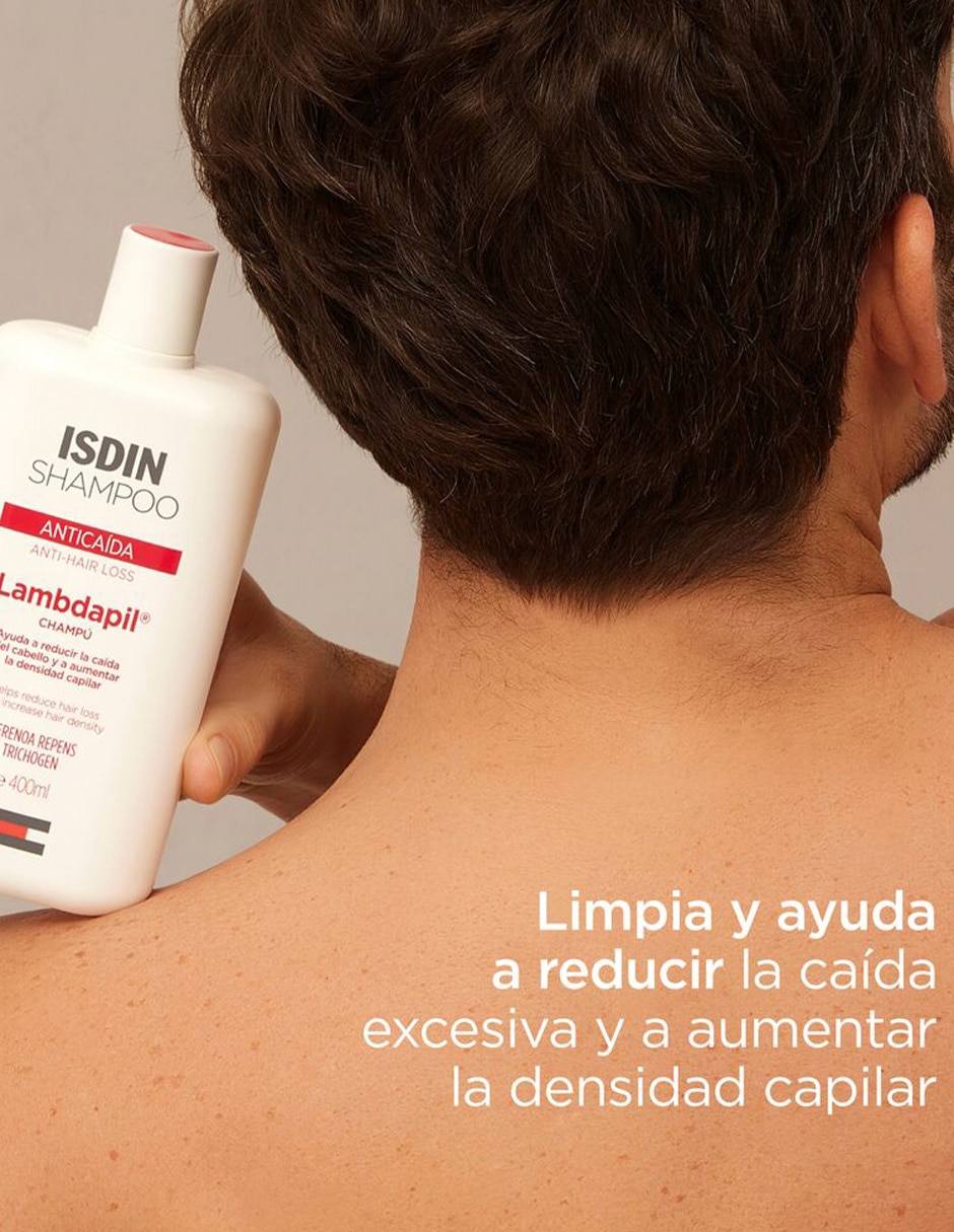 Shampoo anticaída para cabello Lambdapil 400 ml 5