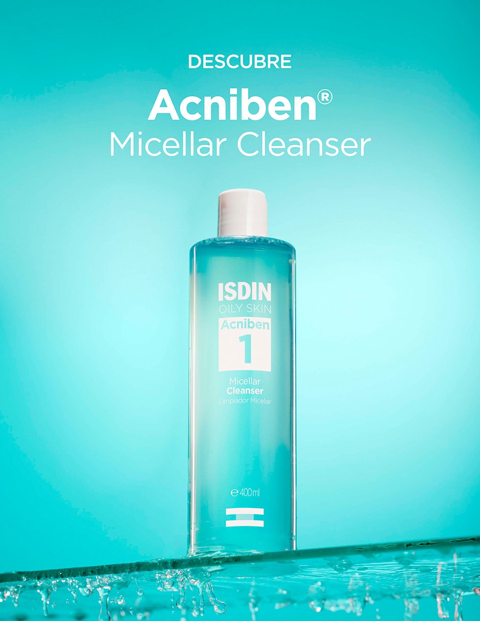 Limpiador facial Acniben Micellar Cleanser para desmaquillar 4