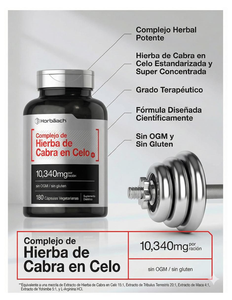 Horny Goat Weed de 180 cápsulas 4