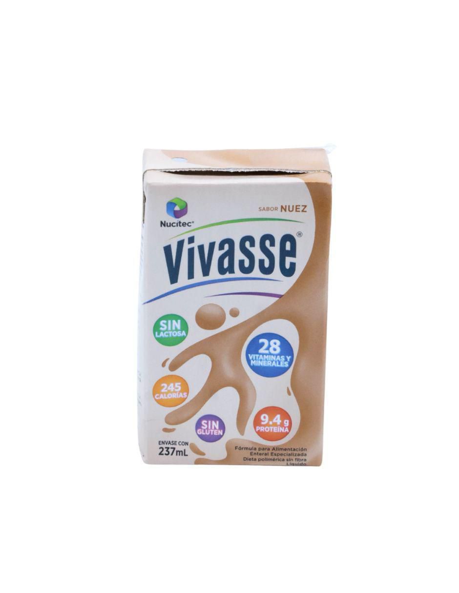 Suplemento alimentico con agua purificada, maltodextrina, mezcla de proteínas, vitaminas y minerales, saborizantes y edulcorantes sabor nuez de 237 ml 3