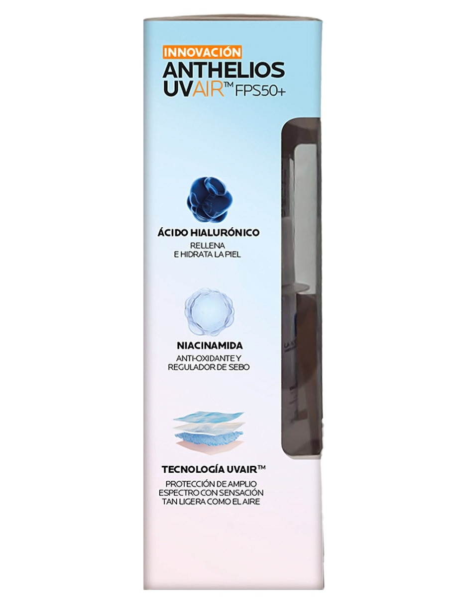 Kit de protector solar FPS 50+ Pack Anthelios UV Air + 2 regalos: Agua Micelar Effaclar y Mini Hyalu B5 Serum Anthelios 40 ml 6