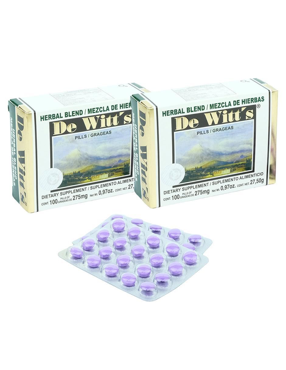 Set de suplementos alimenticios Herbal Blend con mezcla de hierbas