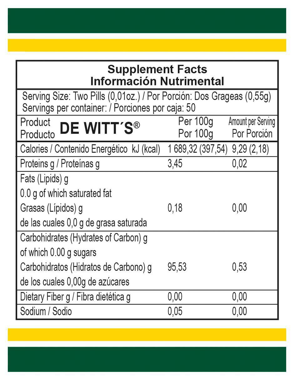 Set de suplementos alimenticios Herbal Blend con mezcla de hierbas 3