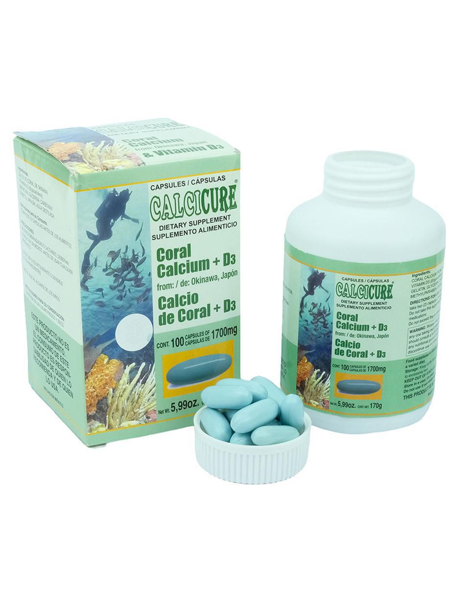 Suplemento alimenticio con calcio de coral de Okinawa de 100 cápsulas 3