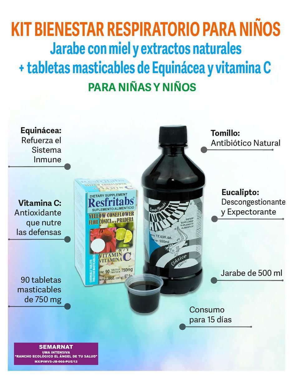 Kit Bienestar Respiratorio con Equinacea y Miel Infantil con Flor cónica de la pradera 7